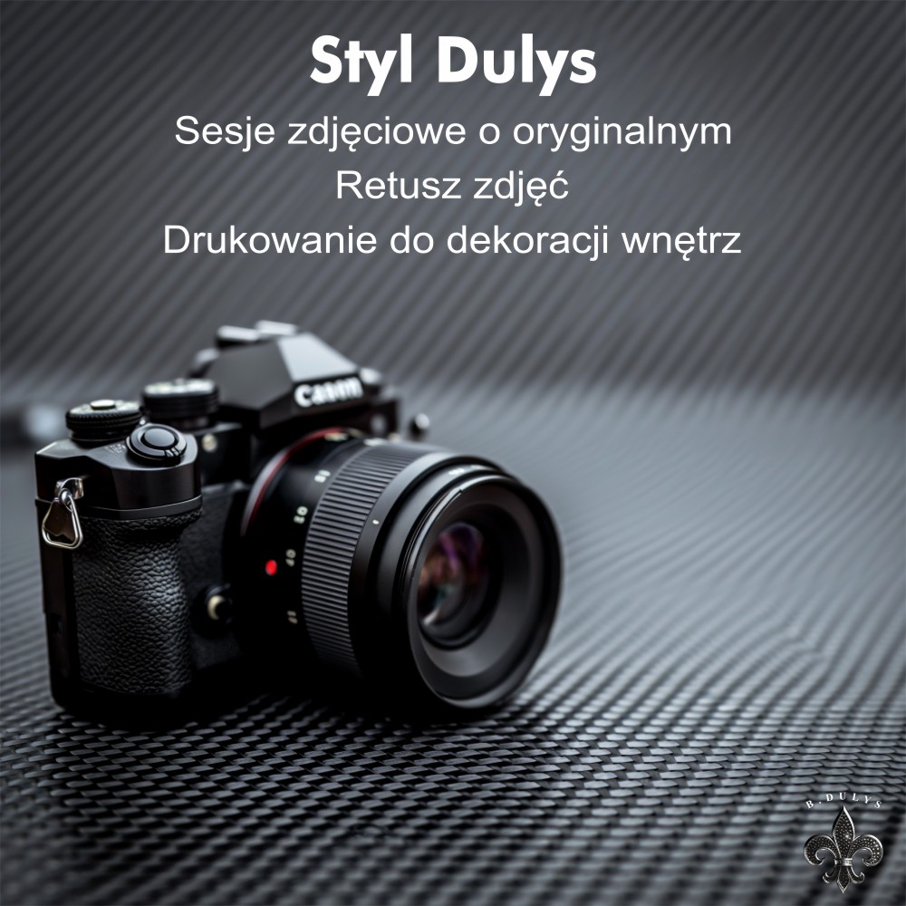 Styl Dulys<br>Sesje zdjęciowe o oryginalnym charakterze<br>Retusz zdjęć<br>Drukowanie do dekoracji wnętrz