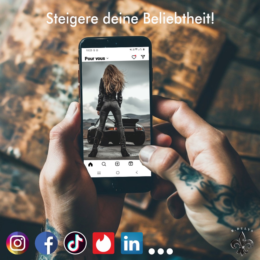 Meine Fotos steigern deine Beliebtheit<br>auf Instagram, Facebook, LinkedIn, Tinder...