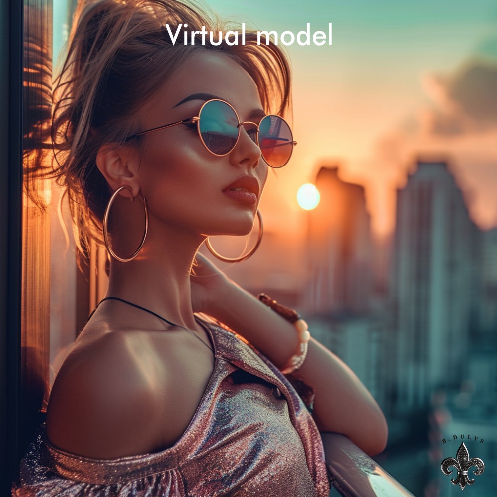 Virtual model for advertising campaign