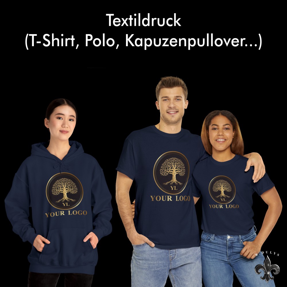 Textildruck (T-Shirt, Polo, Kapuzenpullover...)