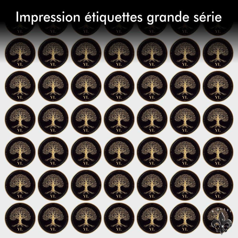 Impression étiquettes en grande série