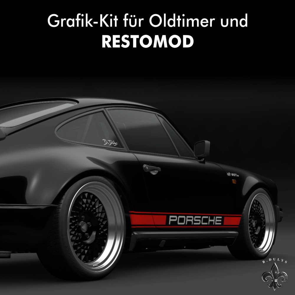 Aufkleber für Oldtimer und Restomod