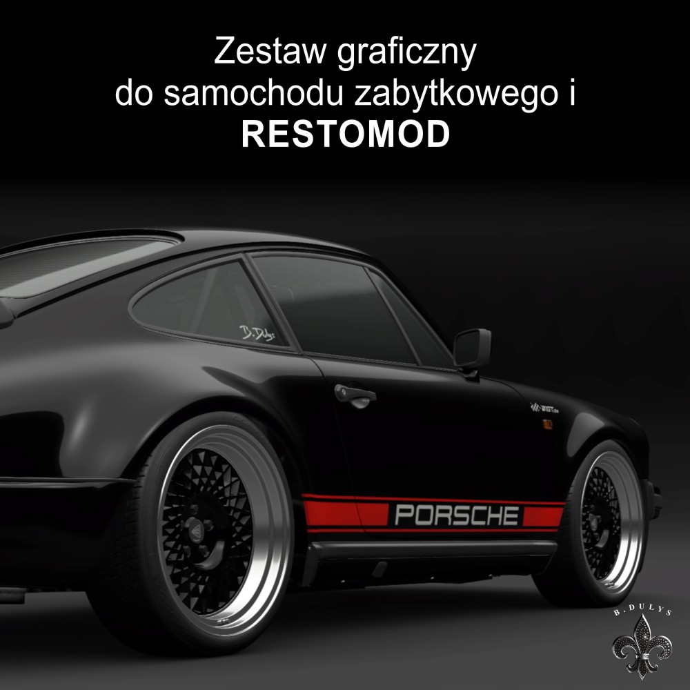 Naklejka na samochód zabytkowy i Restomod