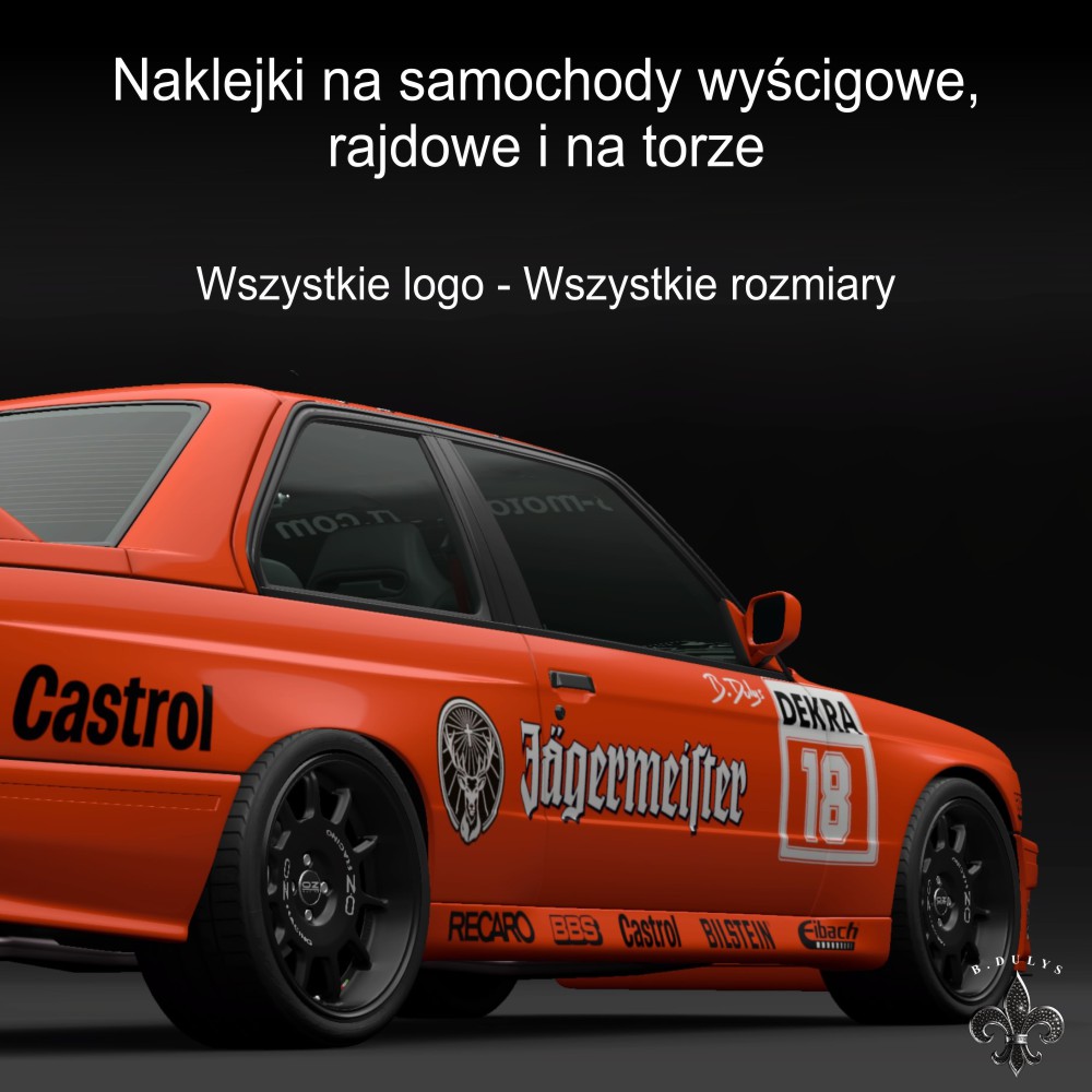 Naklejka na zawody Wszystkie logotypy, wszystkie wymiary, wszystkie kolory